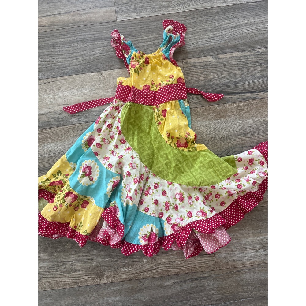 Jelly the Pug Flo Dress Darling Collection Patchwork Floral Polka Dot 1112